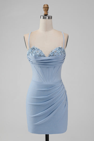 blue homecoming dress